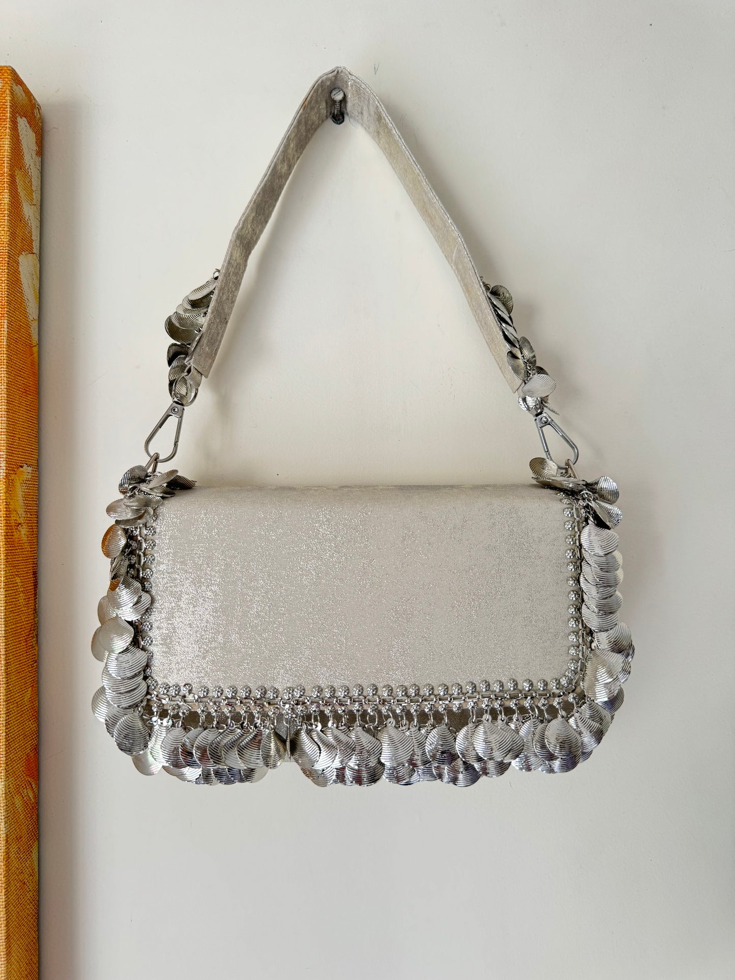 SILVER CHAM CHAM BAG
